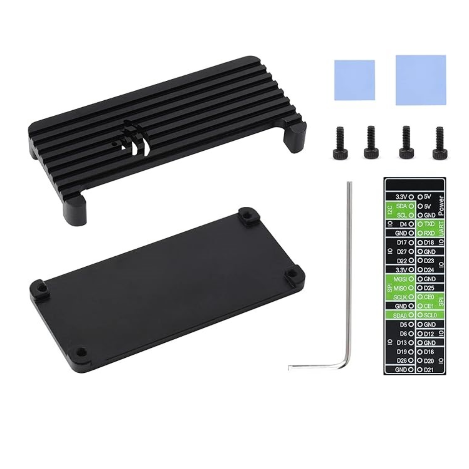 Buy Waveshare Aluminum Alloy Case for Raspberry Pi Zero Series – REES52