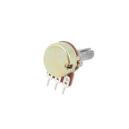 100k ohm Rotatry Potentiometer 3 Terminals Rotary Shaft Potentiometer Variable Resistor Linear Taper Rotary Potentiometer Pots - RS1649