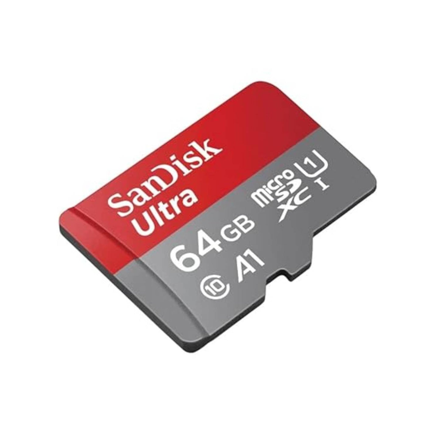 SanDisk 64GB SD Card SanDisk Ultra MicroSD Card High Speed 64GB MicroSDXC Memory Card (A1 for faster Mobile APP Performance/For Better Photos and Full HD Videos/ Speed Transfer of Files)SDSQUAB-064G-GN6MN - RS9290