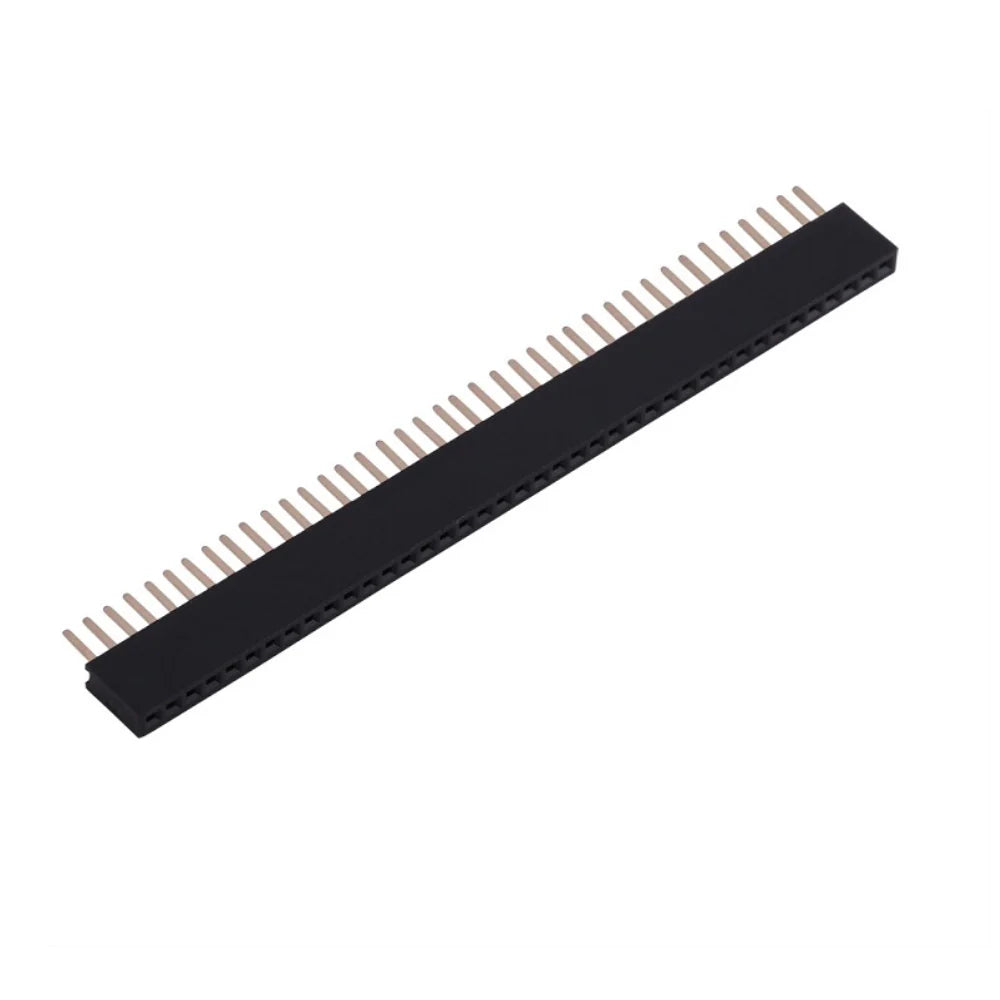 SIngle Row 40-Pin 2.54mm Pitch Female Header