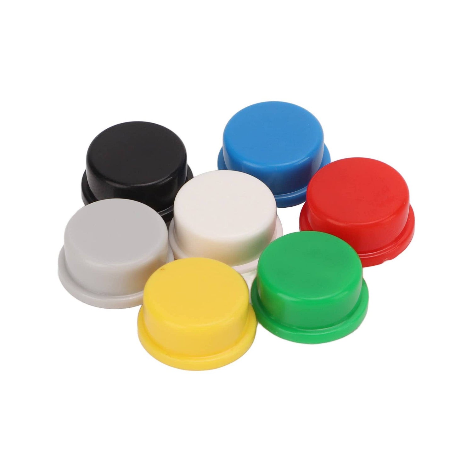 Push Button Cap 12x12x7.3 mm Round Cap for Square Tactile Switch ...