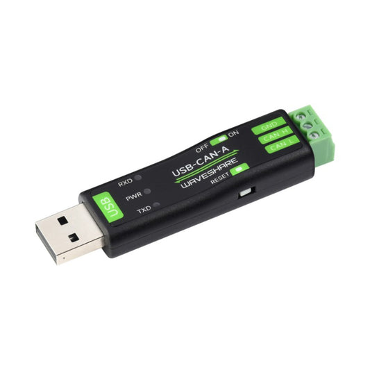 Waveshare USB to CAN Adapter Model A, STM32 CAN Bus Converter, Multi-Mode USB CAN Interface, Multi-OS Support - RS8324
