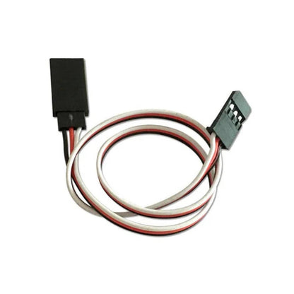 SafeConnect 45Cm Flat Servo Extension Cable 45cm Flat Futaba Servo Extension Cable 22AWG Servo Extension Lead Durable Flat Servo Extension For High-Quality Servo Extension - RS3678