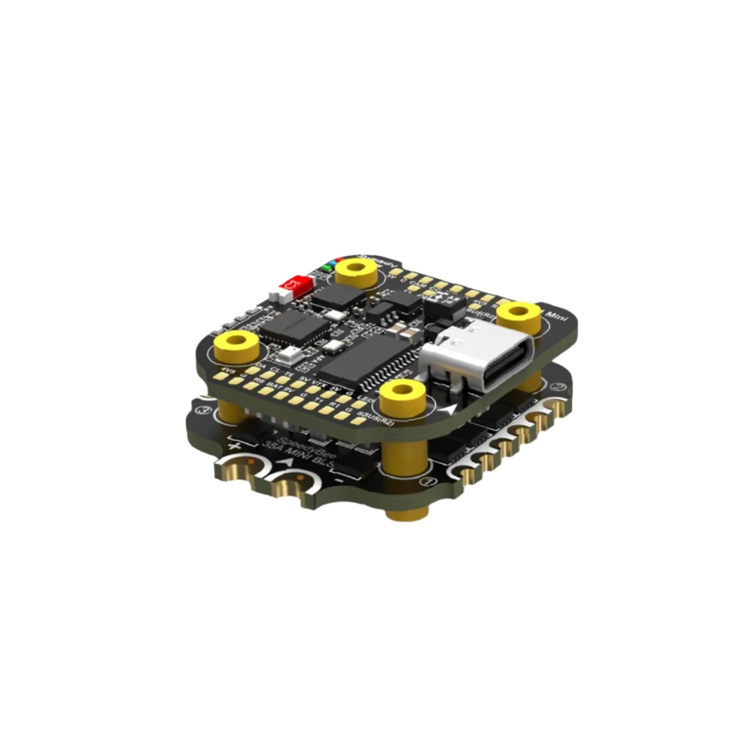 SpeedyBee F405 Mini Flight Controller BLS 35A 20×20 Stack F405 Flight Controller With BLHeli_S ESC Compact Flight Controller For Drones Lightweight Flight Controller For FPV Racing Easy-to-install and Configure Flight Controller - RS7363