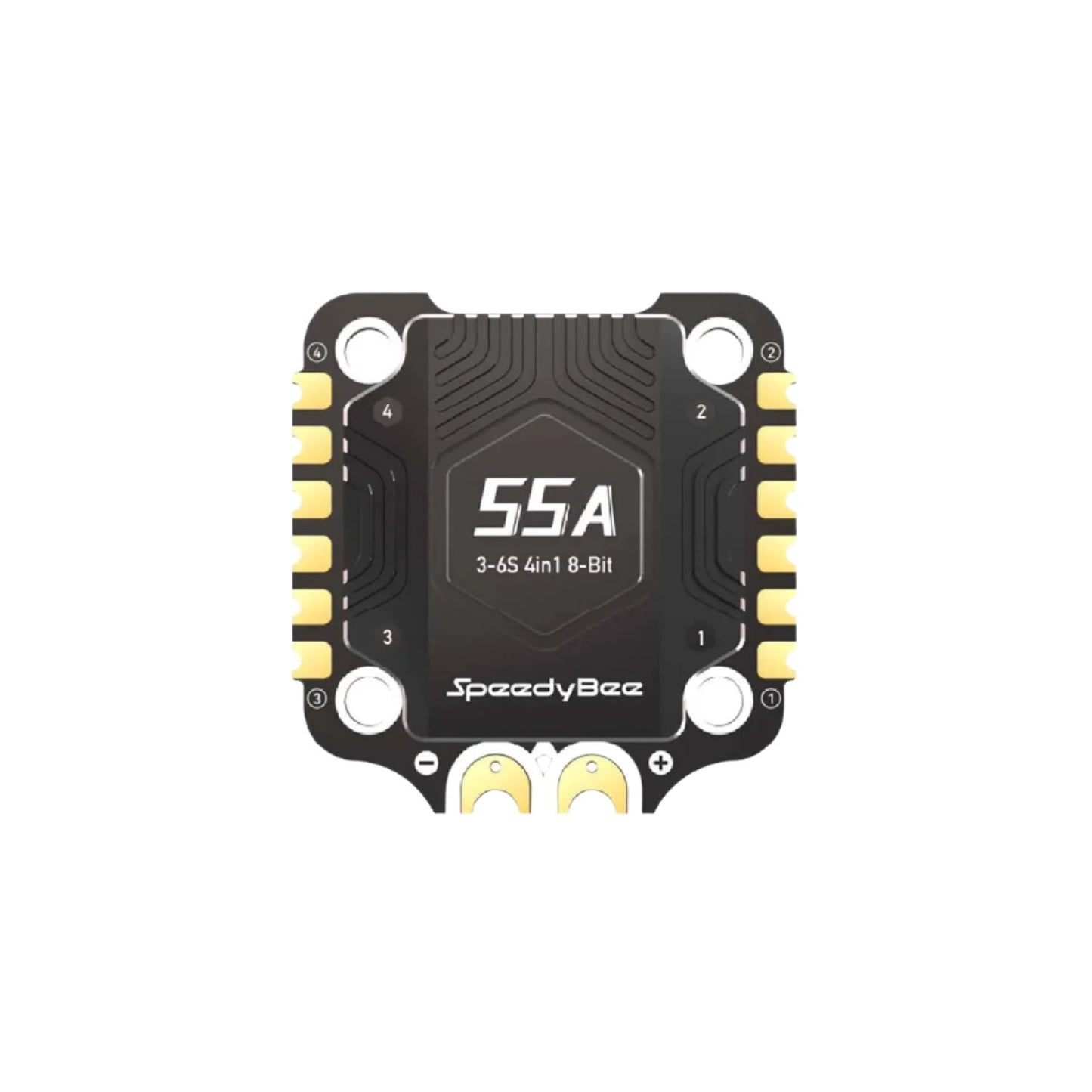 SpeedyBee F405 V4 Flight Controller 55A BLHeli_S ESC 30x30 Flight Controller FC&ESC Stack High-Performance FPV Flight Controller and ESC Powerful FPV Flight Controller With 55A ESCs STM32F405 MCU-Powered FPV Flight Controller - RS7364