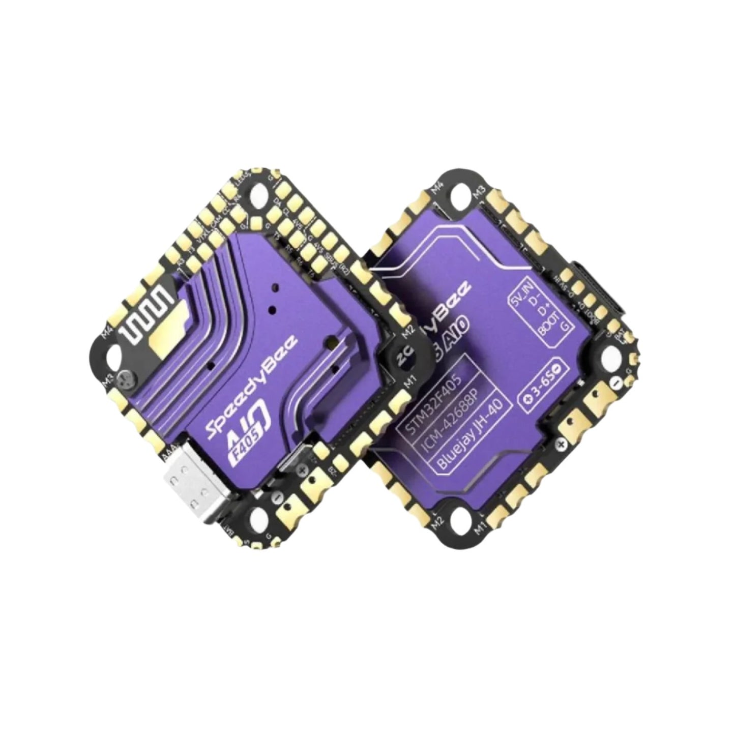 Speedybee F405 AIO 40A Flight Controller Bluejay F405 Flight Controller With 40A ESCs (3-6S) 25.5x25.5mm F405 For RC Drone - RS7344