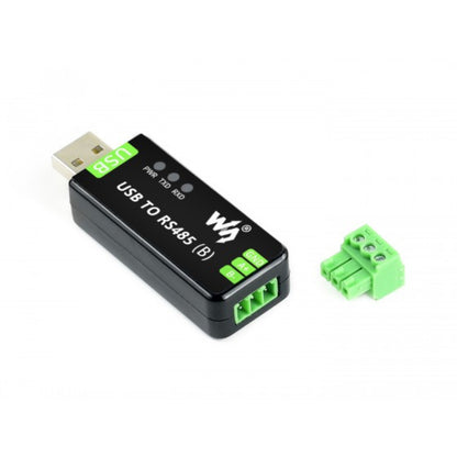 Waveshare USB to RS485 Bidirectional Converter CH343G-Based USB to RS485 Converter Industrial-Grade USB-RS485 Adapter Module For Support Linux, Android, WinCE, Win10 / 8.1 / 8 / 7 / XP - RS2056