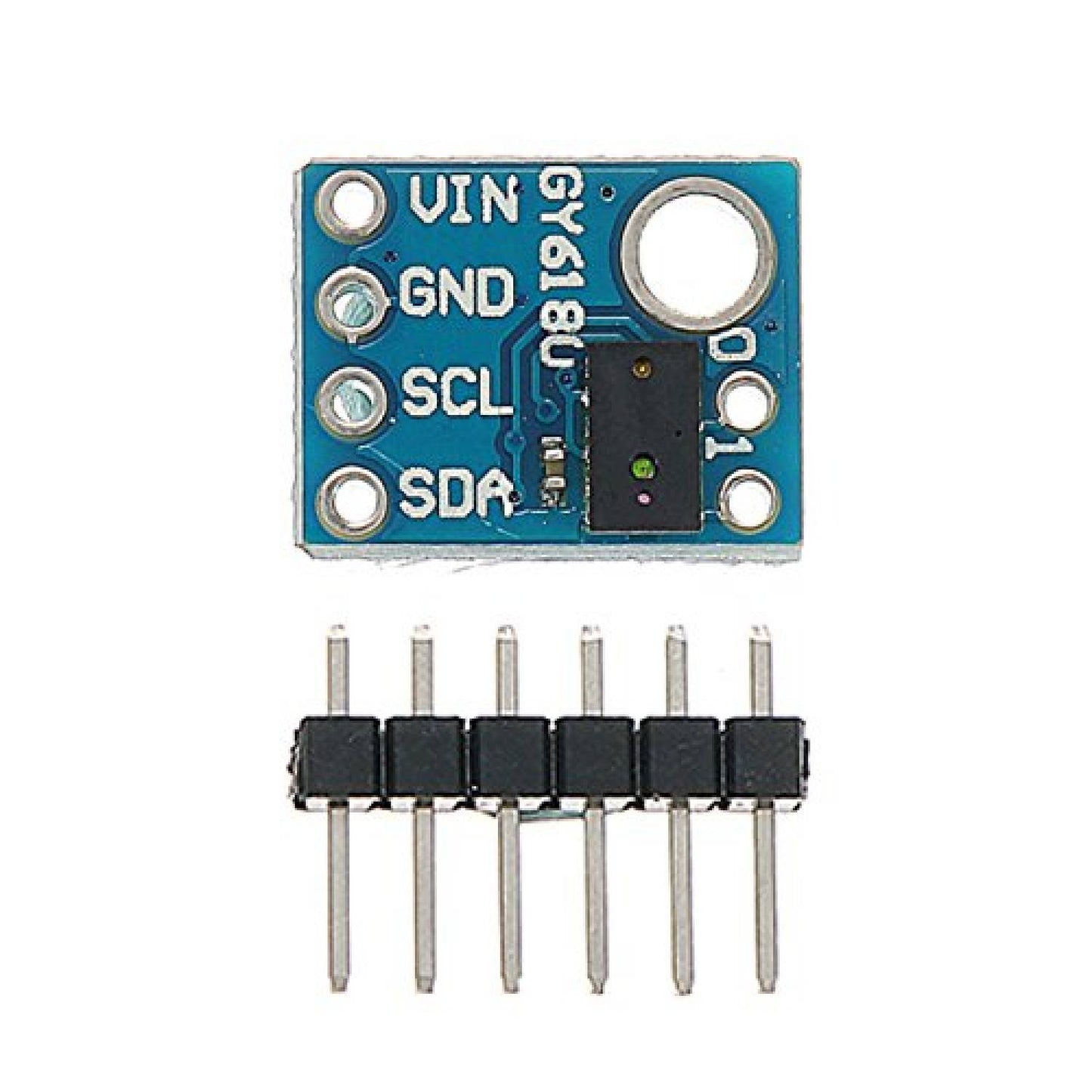 Unsoldered GY-6180 VL6180X Time-Of-Flight Sensor Module VL6180X Light And Distance Sensor Module VL6180X Gesture Recognition Module For DIY Projects - RS1050