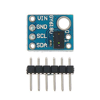 Unsoldered GY-6180 VL6180X Time-Of-Flight Sensor Module VL6180X Light And Distance Sensor Module VL6180X Gesture Recognition Module For DIY Projects - RS1050