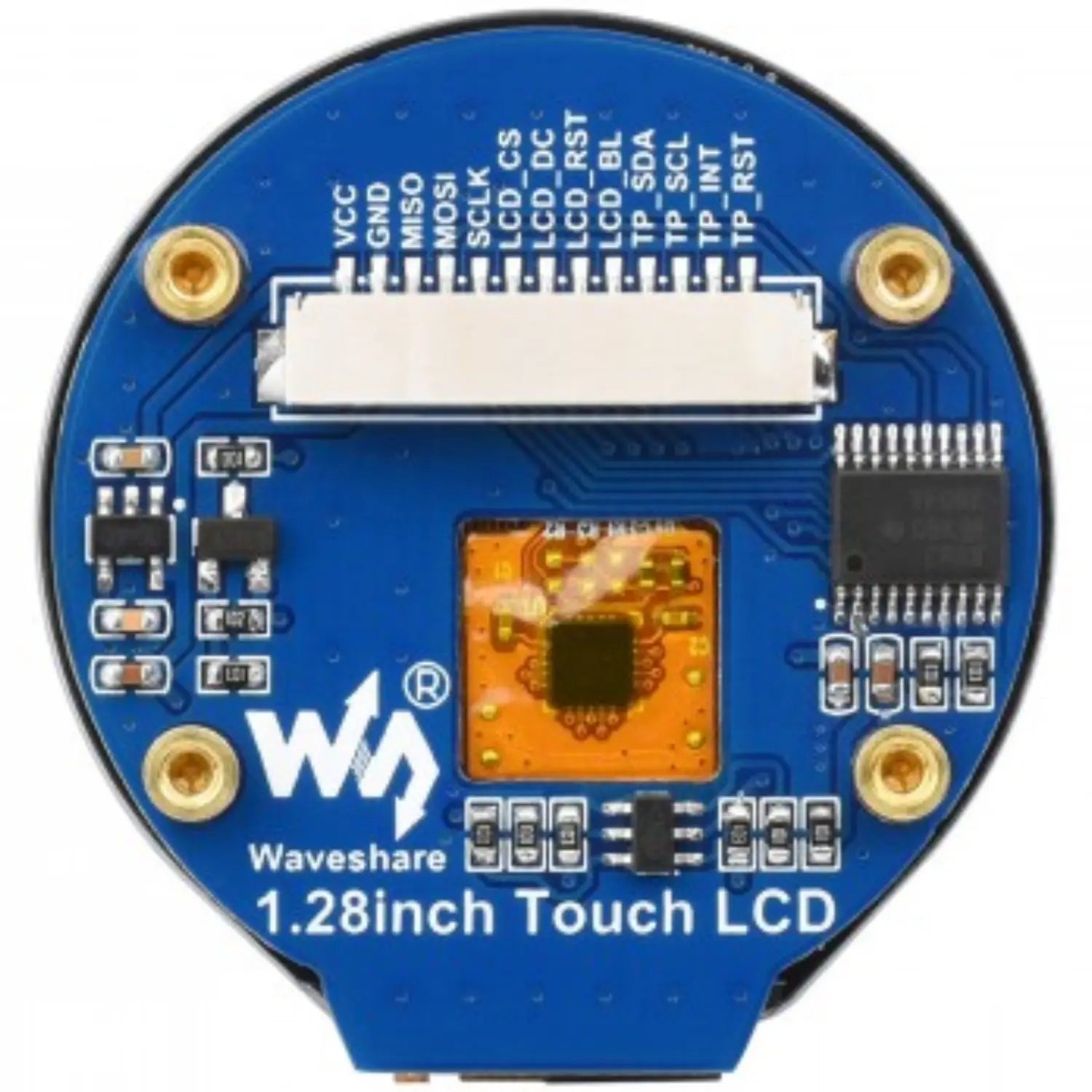 Waveshare Circular IPS LCD Screen with Touch and Dual Interface