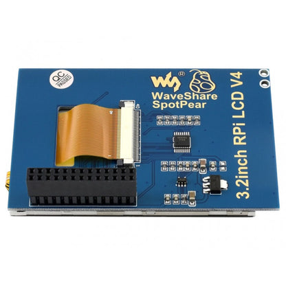 Waveshare 3.2inch Resistive Touch Display V4.0 (B) With SPI Interface 320×240 Resolution Resistive Touch Display For Raspberry Pi Low Power Consumpting Resistive Touch Display For IoT Device - RS8392