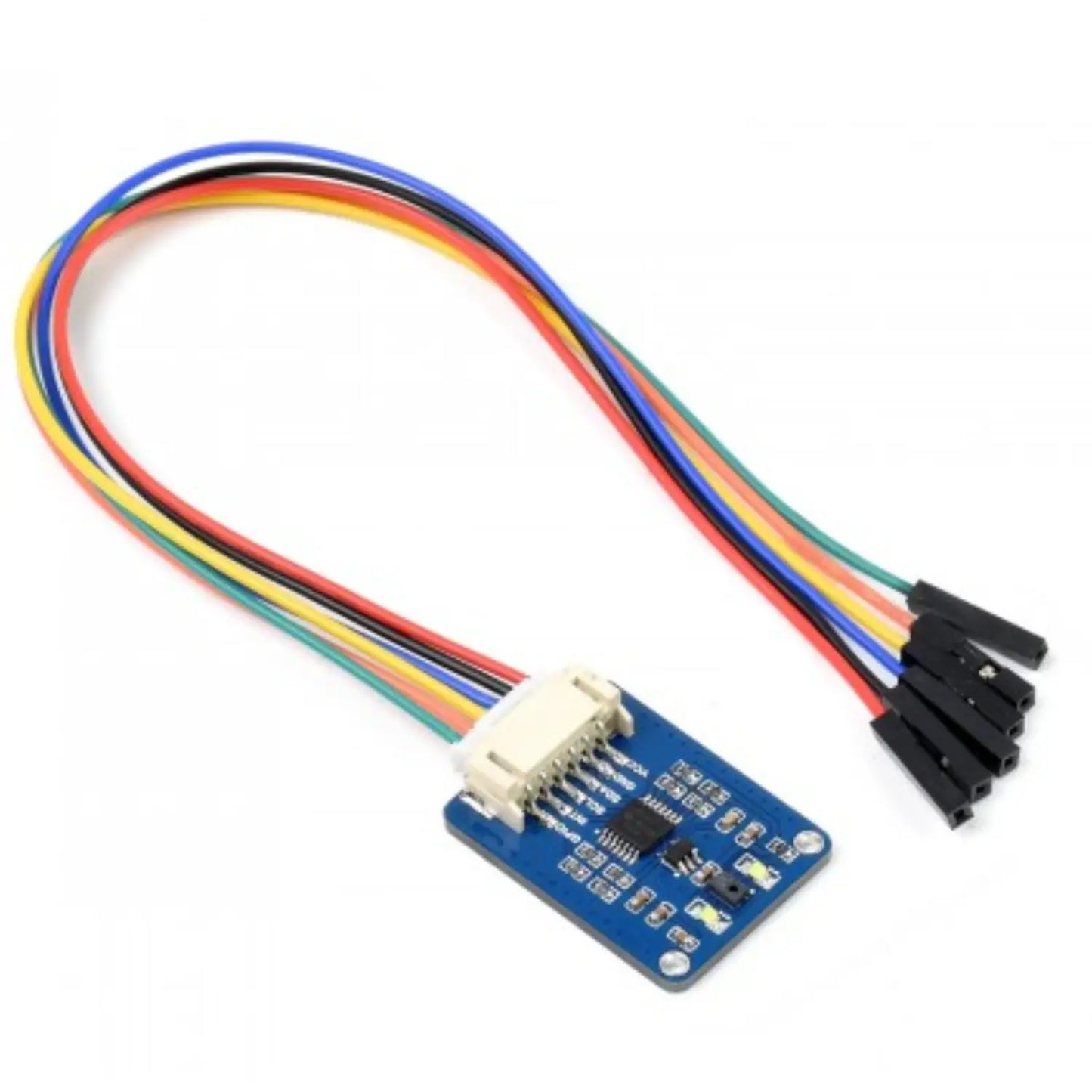 Waveshare AS7341 Visible Spectrum Color Sensor, Multi-Channel High Precision Spectral Analysis Module with I2C Support