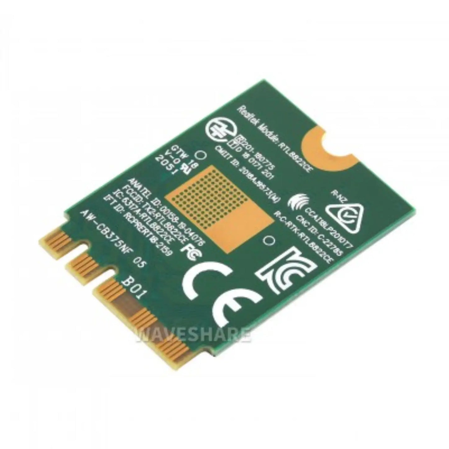 Waveshare AW-CB375NF M.2 WiFi Bluetooth module