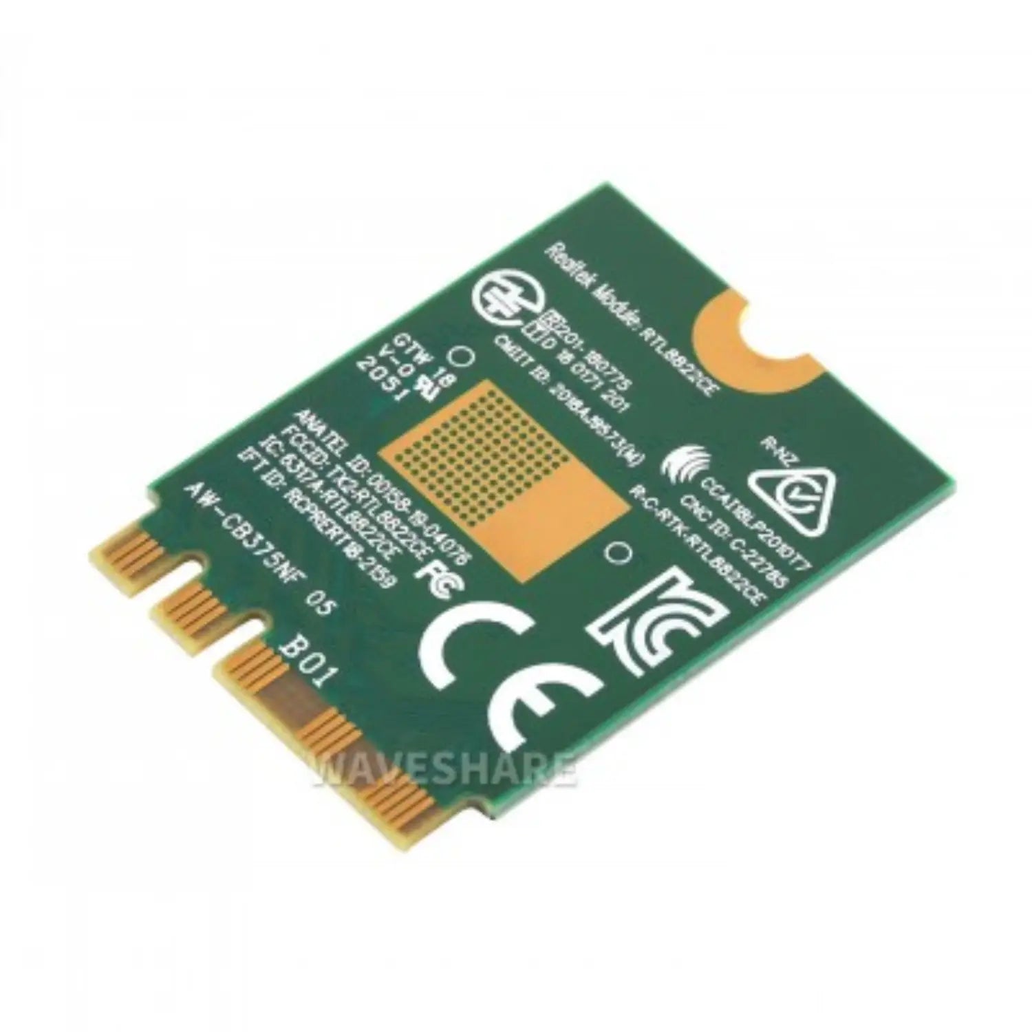 Waveshare AW-CB375NF M.2 WiFi Bluetooth module