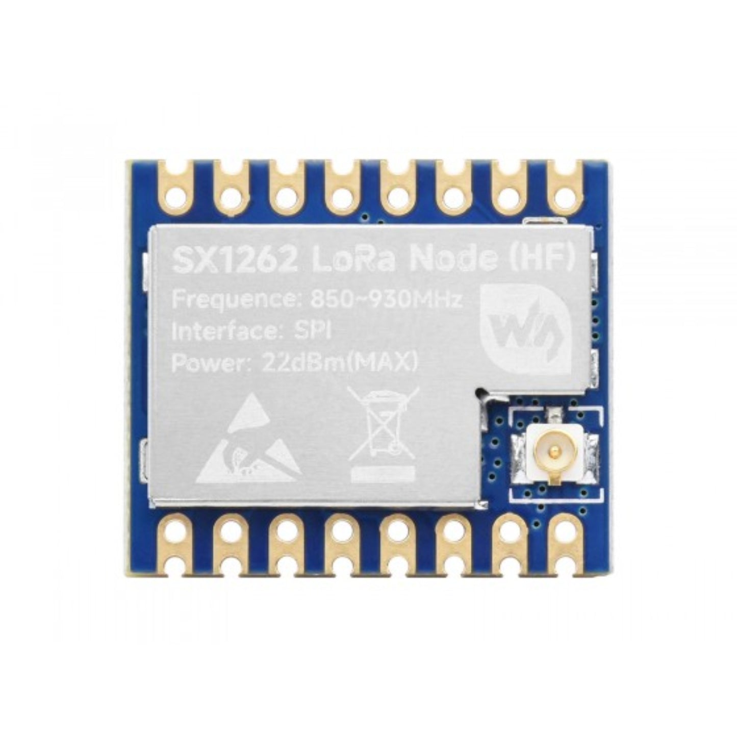 Waveshare Core1262 LF/HF LoRa Module SX1262-868M Chip LoRa Module Long-Range Core1262 LF/HF Communication Suitable For Sub-GHz Band