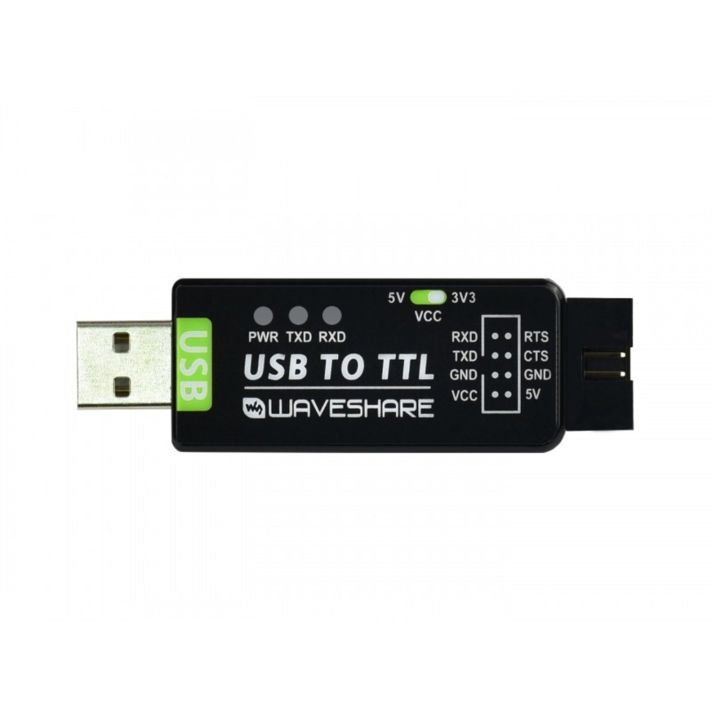 Waveshare FT232RNL USB-to-TTL Converter Industrial USB-to-TTL Adapter Multi Protection & Systems Support USB-to-TTL Converter For Industrial Applications - RS3047