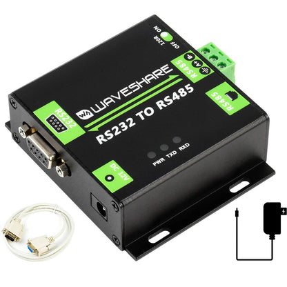 Waveshare Industrial Grade Isolated RS232 to RS485 Converter 5KV ESD 1200m Transmission Converter Isolated RS232 to RS485 Converter For Industrial Applications - RS4129