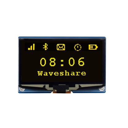 Waveshare 2.42-Inch OLED Display - Yellow