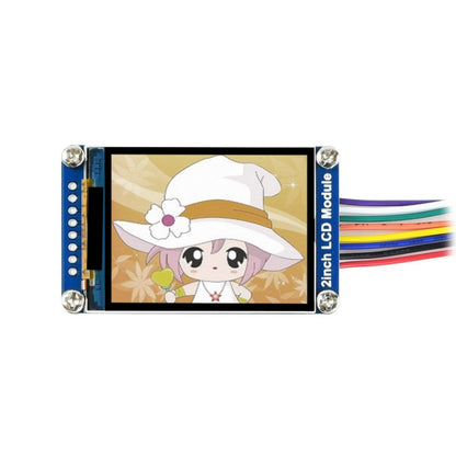 Waveshare 2" IPS LCD Display Module 240x320 SPI Interface LCD Display Module 2 Inch Wide Viewing Angle LCD Screen With ST7789VW Driver For Raspberry Pi/Jetson Nano/Arduino/STM32 - RS3050