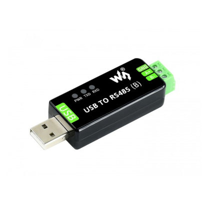 Waveshare USB to RS485 Bidirectional Converter CH343G-Based USB to RS485 Converter Industrial-Grade USB-RS485 Adapter Module For Support Linux, Android, WinCE, Win10 / 8.1 / 8 / 7 / XP - RS2056