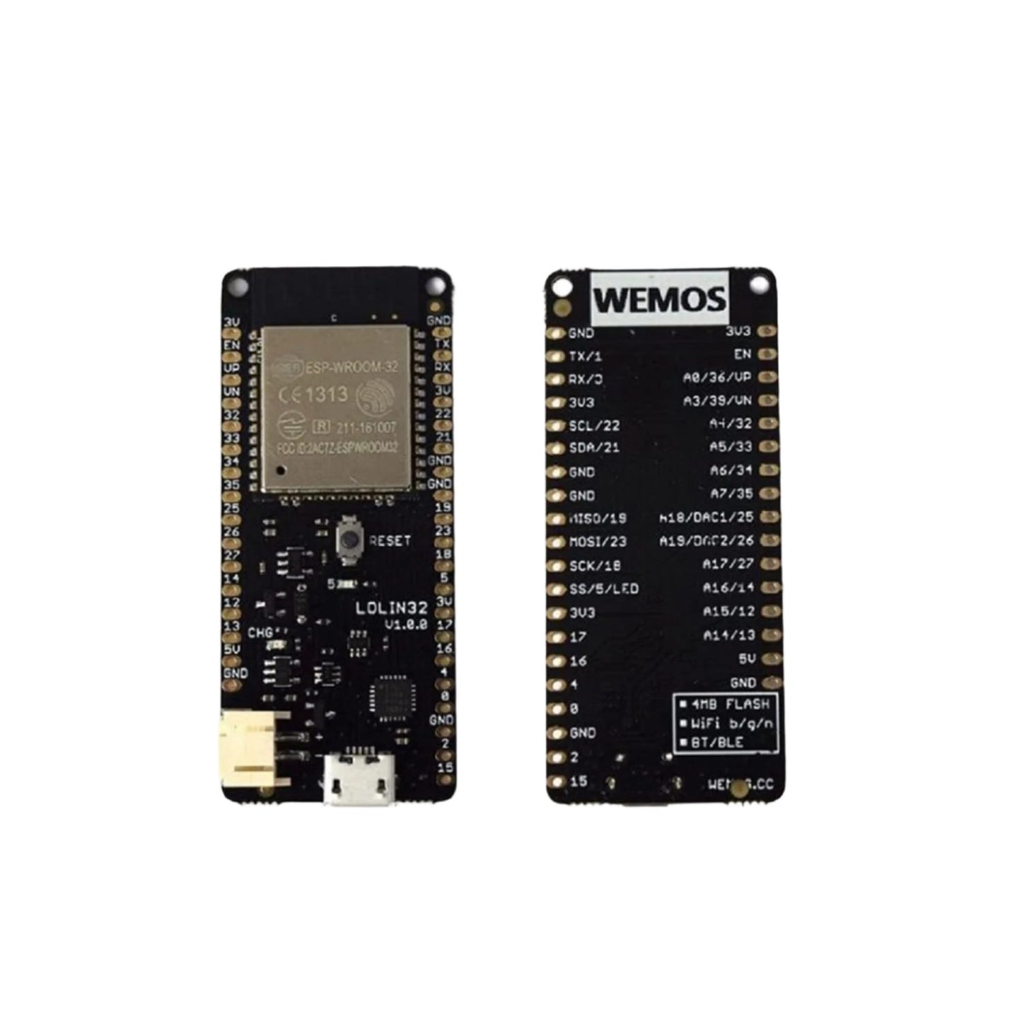 WeMos LOLIN32 V1.0.0 Board ESP32 Rev1 WiFi & Bluetooth Development Board ESP32 Microcontroller WiFi And Bluetooth Development Board For Industrial Automation - RS6989