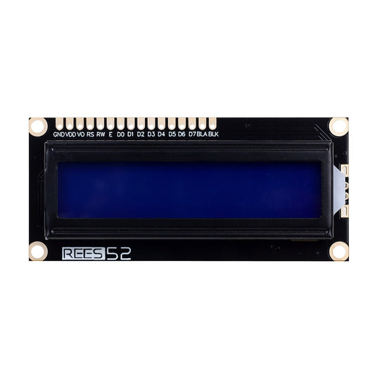 REES52 16x2 LCD Display 1602 LCD 16*2 LCD (Blue Backlight)