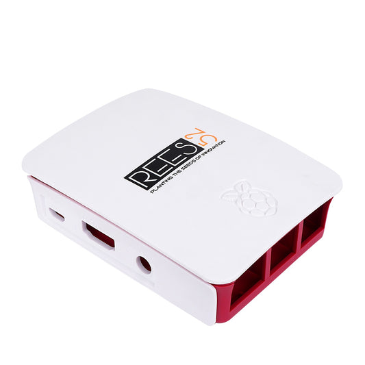 REES52 Raspberry Pi 3 Case Official Case for Raspberry Pi 3 Raspberry Pi 3 Enclosure - Red/White - RS5975