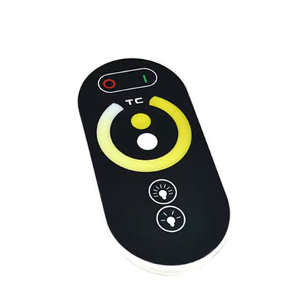 12A RF Touch Controller Wireless CCT Touch Dimmer With RF Remote 12A Two-Tone Temp Touch Controller For Infinite Dimming & Color Temperature Control - RS5325