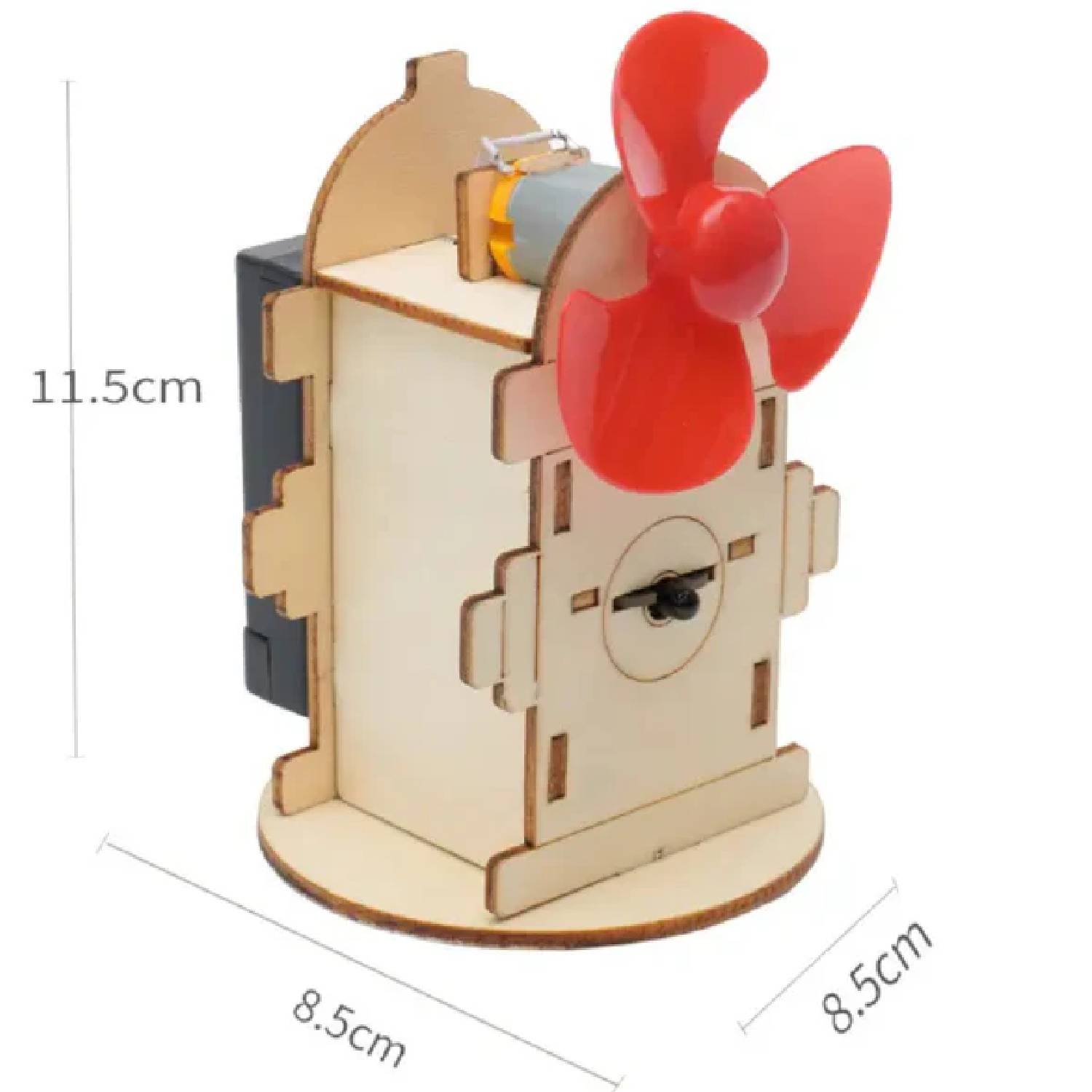 Wood Flame Induction Fan STEM Kit DIY Flame-Powered Fan Toy Self-Assembly Wood Flame Induction Fan Science Kit For Kids - RS6410