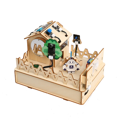 Wooden House IoT STEM Kit For 8-12 Years Kids