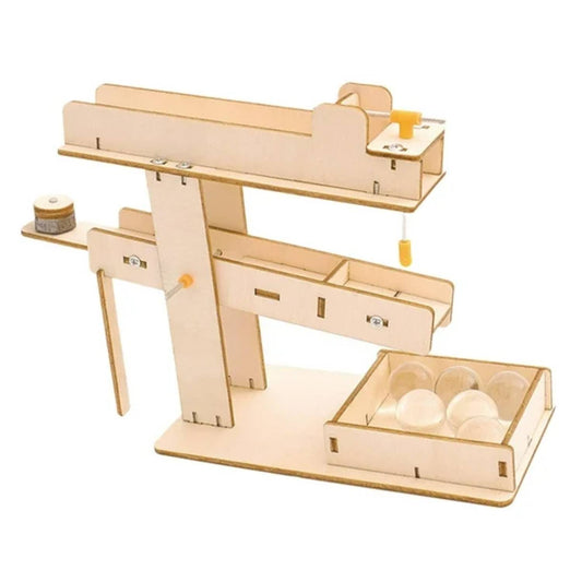 Wooden Orbital Ball Seesaw STEM Kit DIY Ball Seesaw STEM Kit Orbital Ball Seesaw Kit Stem Toy Build Your Orbital Ball Seesaw Develop Engineering & Creativity - RS6249