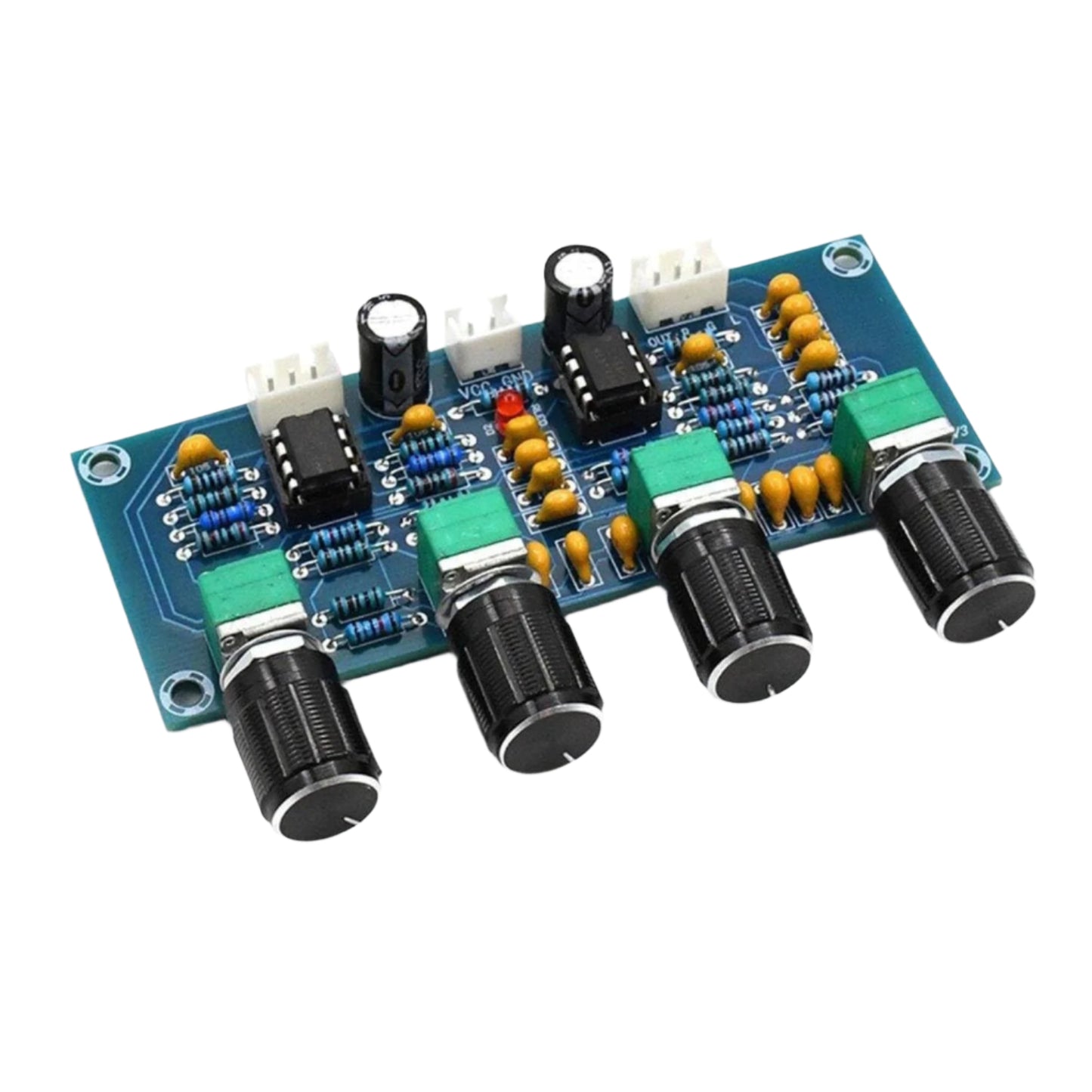 YTGOOD XH-A901 NE5532 Tone Board Preamplifier Preamp With Treble Bass Volume Adjustment Pre-Amplifier Tone Controller For Amplifier Board Car Audio Preamplifier With Volume Control - RS2588