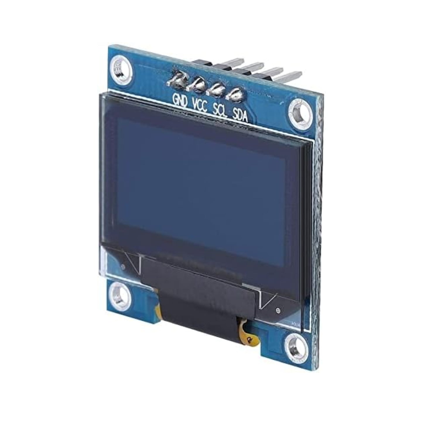 0.96 Inch I2C OLED Display 2.44cm Blue OLED Display Module 4-Pin 128x64 Pixel I2C OLED Display Module For Arduino and Raspberry Pi Projects - AA139