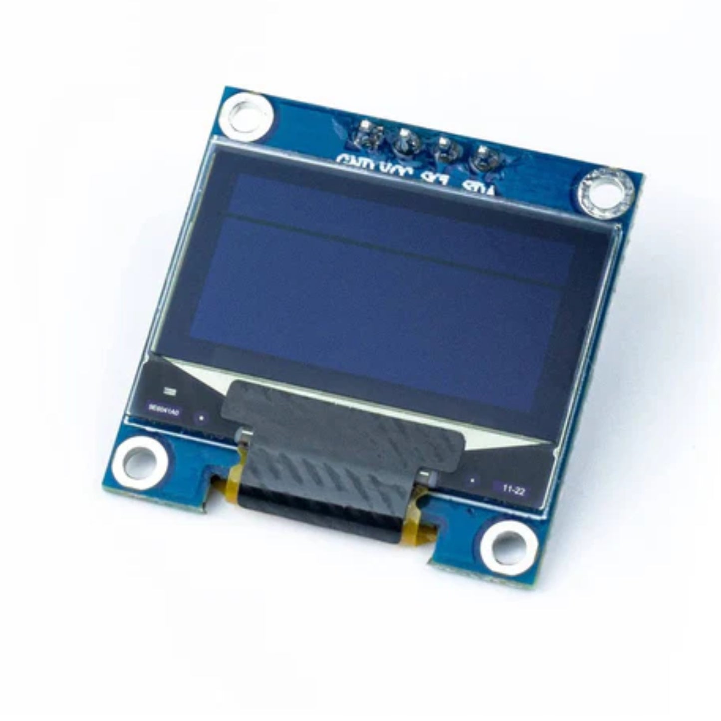 0.96 Inch I2C OLED Display 2.44cm Blue OLED Display Module 4-Pin 128x64 Pixel I2C OLED Display Module For Arduino and Raspberry Pi Projects - AA139