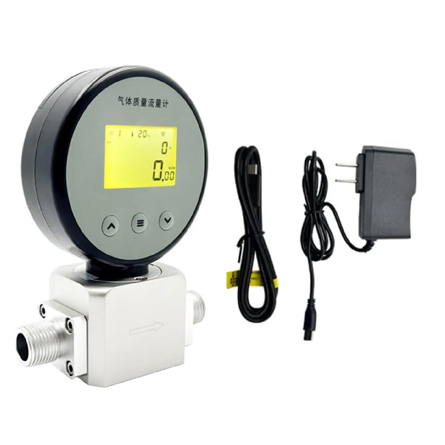 AMS2106 Gas Mass Flow Meter with Digital Readout
