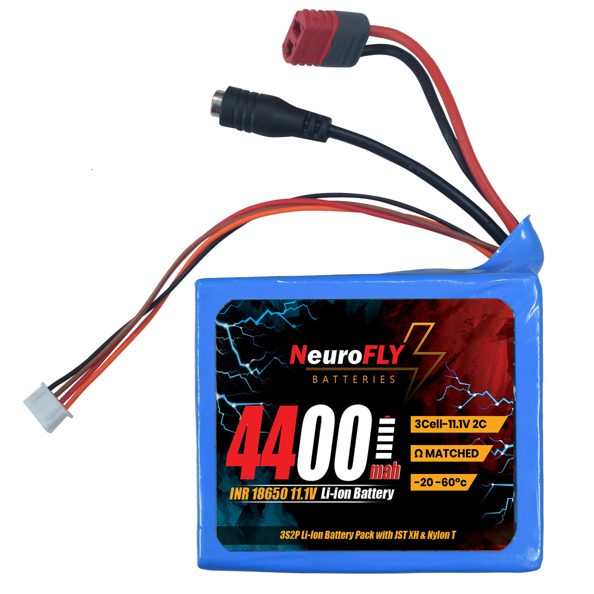 NeuroFLY 11.1V 4400mAh 18650 Li-Ion Battery Pack