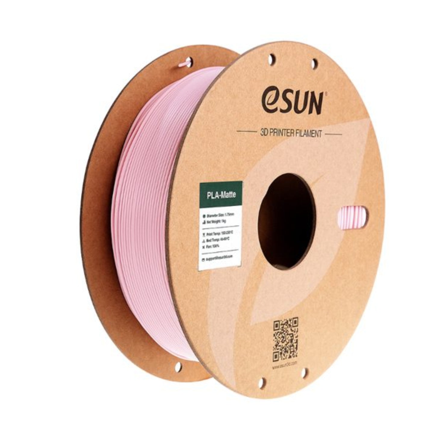 eSUN PLA Matte 3D Printing Filament - Peach Pink