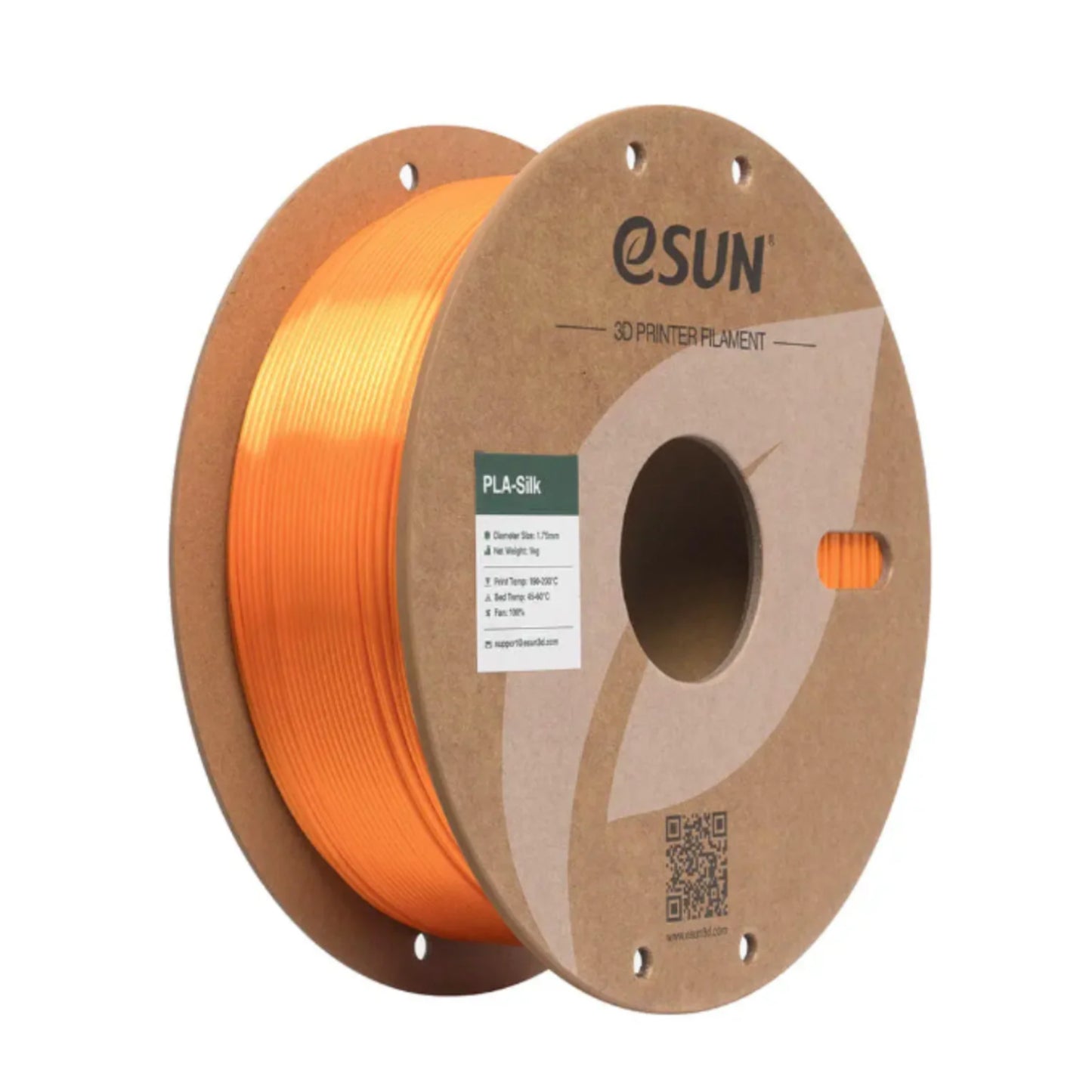 eSUN PLA Silk 1.75mm Filament - Orange