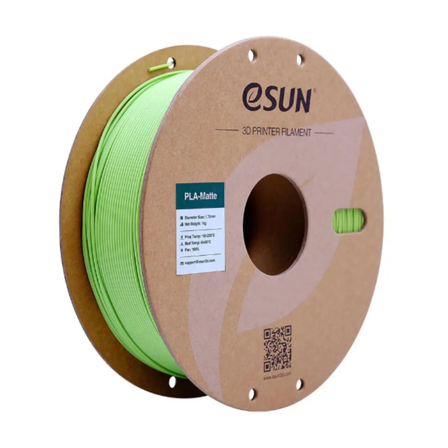 Matte green 1.75mm PLA filament