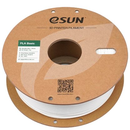 eSun PLA 1.75mm White 3D Printer Filament 