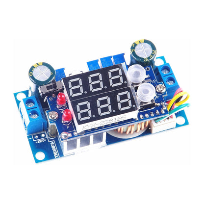 DC Voltage Regulator Buck Converter 6-36V to 1.25-32V Constant Current Voltage MPPT Solar Charge Controller 5A Solar Panel Power Supply With LED Display Voltmeter Ammeter Power Display For Charging Battery Car Power Supply - RS1902