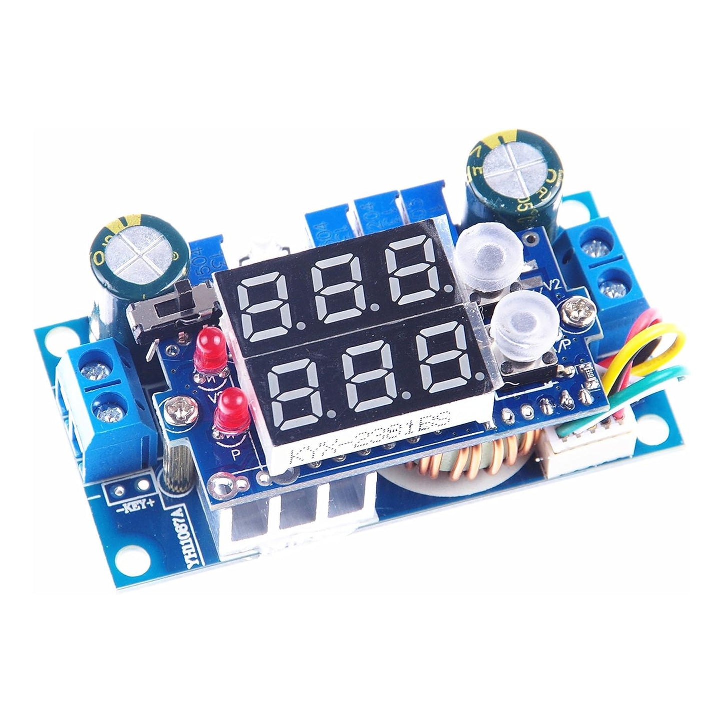 DC Voltage Regulator Buck Converter 6-36V to 1.25-32V Constant Current Voltage MPPT Solar Charge Controller 5A Solar Panel Power Supply With LED Display Voltmeter Ammeter Power Display For Charging Battery Car Power Supply - RS1902