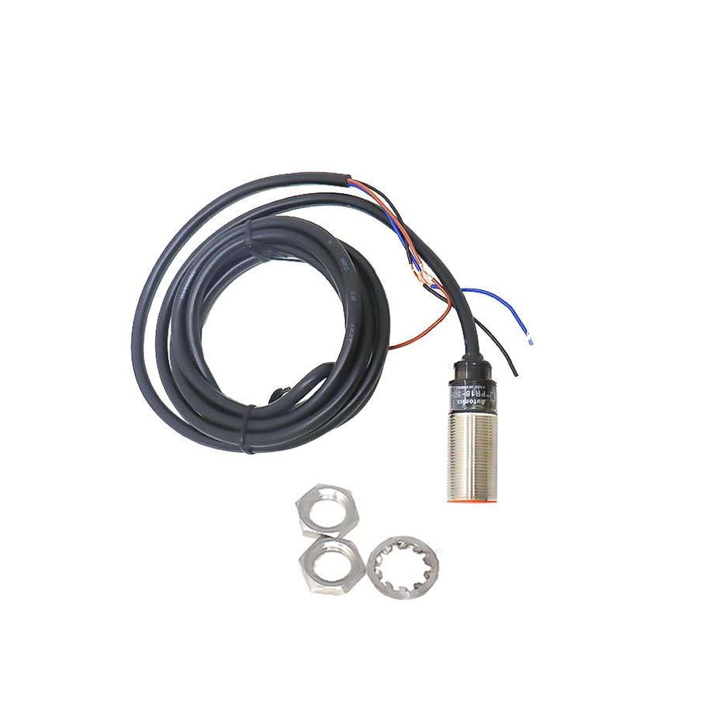 Autonics PR18-5DP Inductive Proximity Sensor DC 10-30V Sensor Autonics M18 Inductive Proximity Sensor PNP-NO Proximity Sensor With 5mm Sensing Distance Unshielded Metal Detection Sensor Industrial Automation Sensors - RS3155