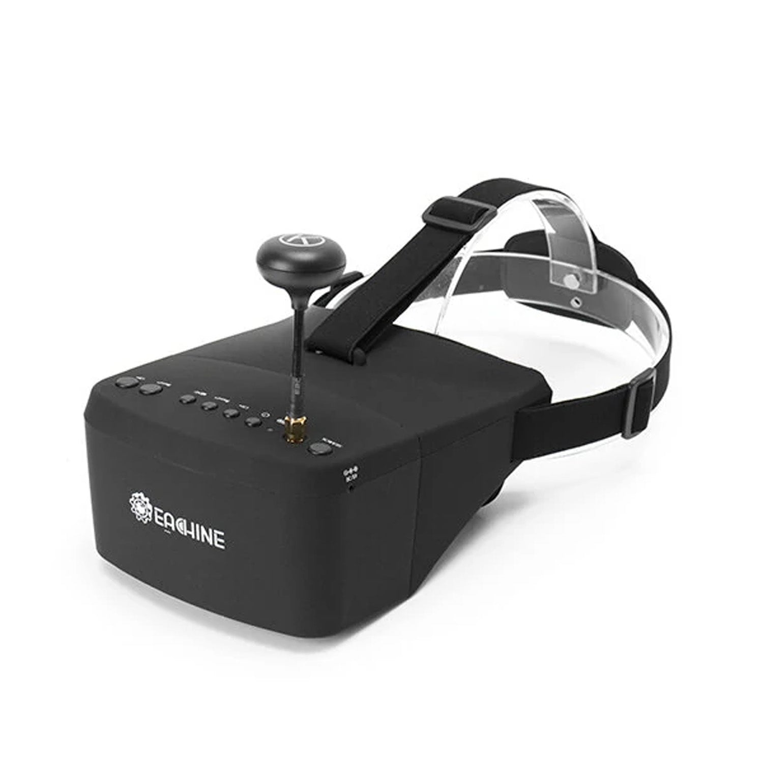 Eachine EV800 FPV Goggles 5 Inches 800x480 FPV Goggles 5.8G 40CH Raceband Auto-Searching Build In Battery Lightweight and Comfortable FPV Headset Affordable FPV Goggles Easy-to-Use FPV Goggles - Black - RS7262