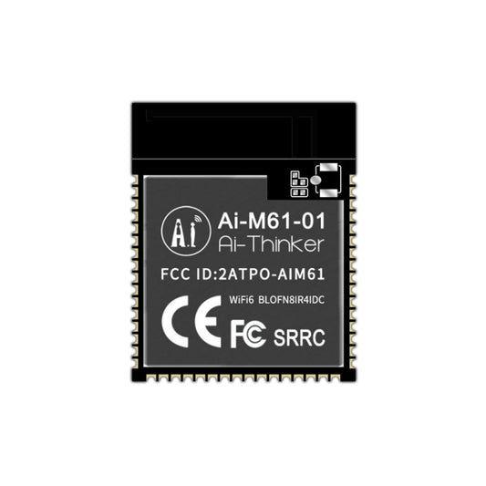 Ai-thinker AI-M61-01 Wi-Fi 6 Module BLE 5.3 Module High-Performance Wi-Fi And BLE Module For Industrial IoT Arduino-compatible Wi-Fi and BLE Module With Rich Peripheral Interfaces- RS5701