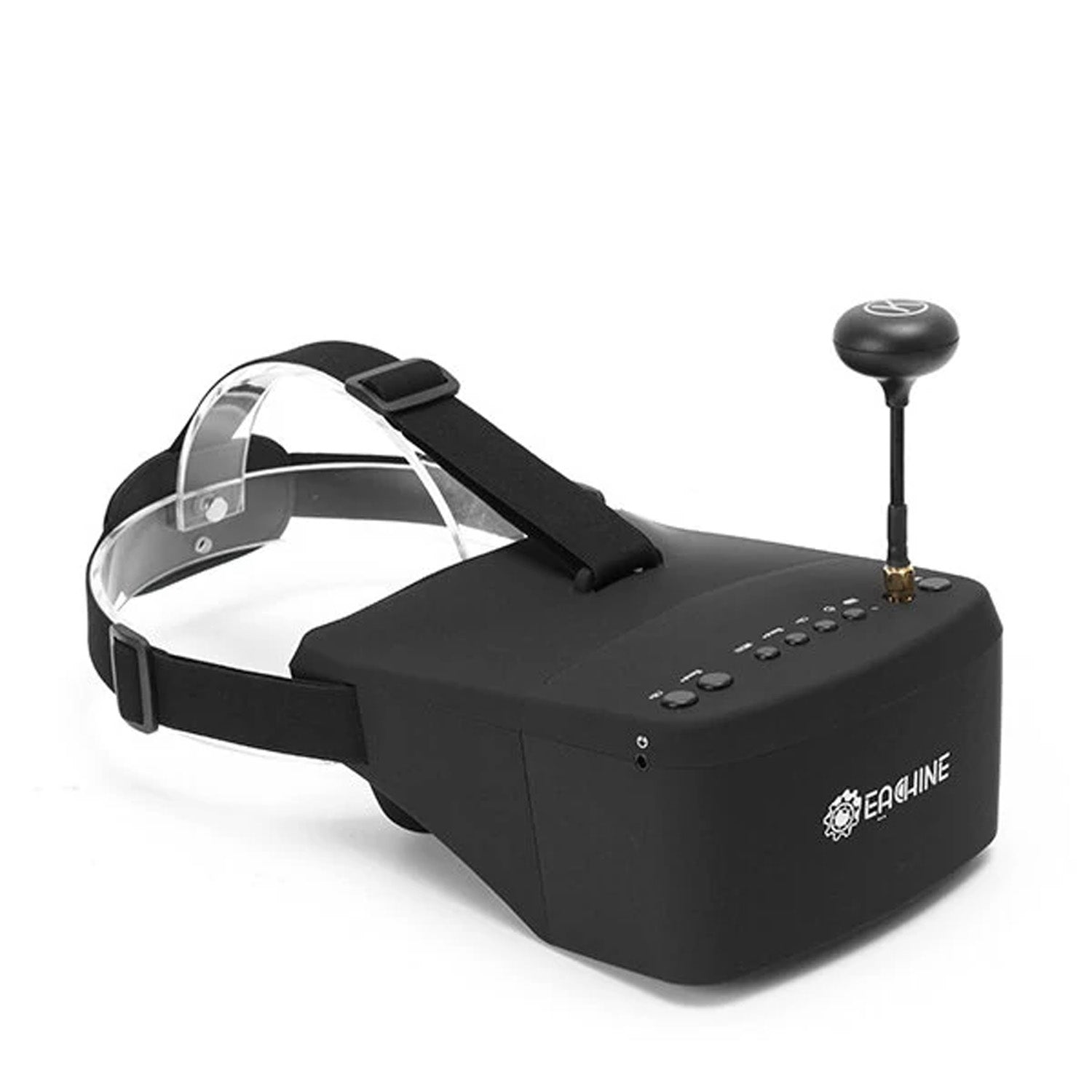 Eachine EV800 FPV Goggles 5 Inches 800x480 FPV Goggles 5.8G 40CH Raceband Auto-Searching Build In Battery Lightweight and Comfortable FPV Headset Affordable FPV Goggles Easy-to-Use FPV Goggles - Black - RS7262