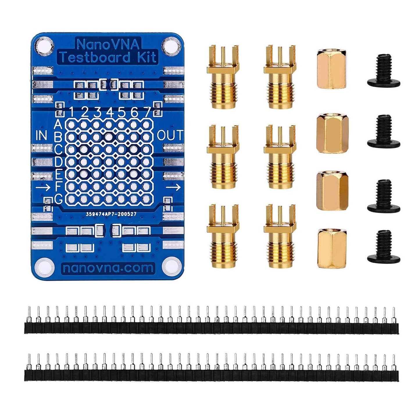 Nanovna Testboard Kit Vector Network Analyzer Testboard Demo Board For RF Measurement Impedance Matching and Antenna Analysis - RS5156