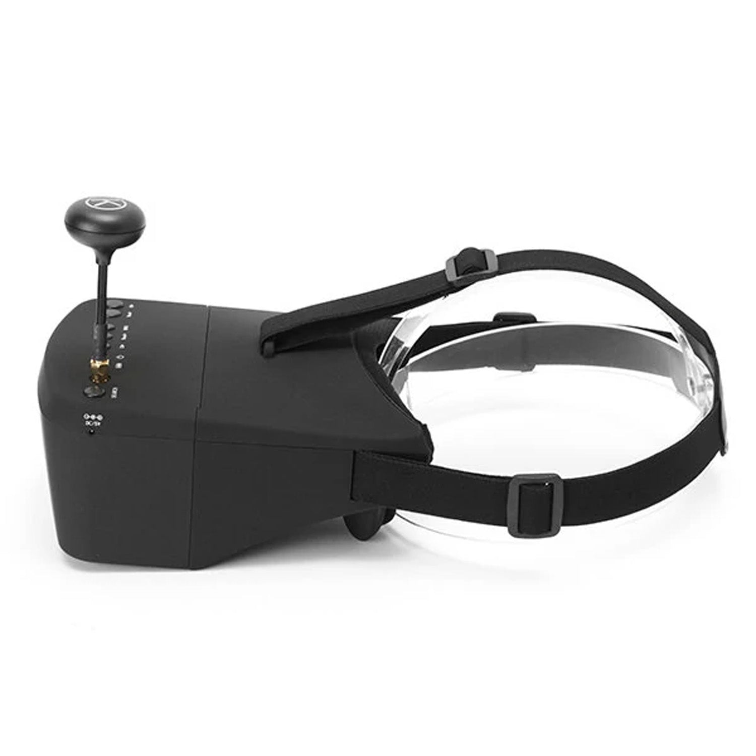 Eachine EV800 FPV Goggles 5 Inches 800x480 FPV Goggles 5.8G 40CH Raceband Auto-Searching Build In Battery Lightweight and Comfortable FPV Headset Affordable FPV Goggles Easy-to-Use FPV Goggles - Black - RS7262