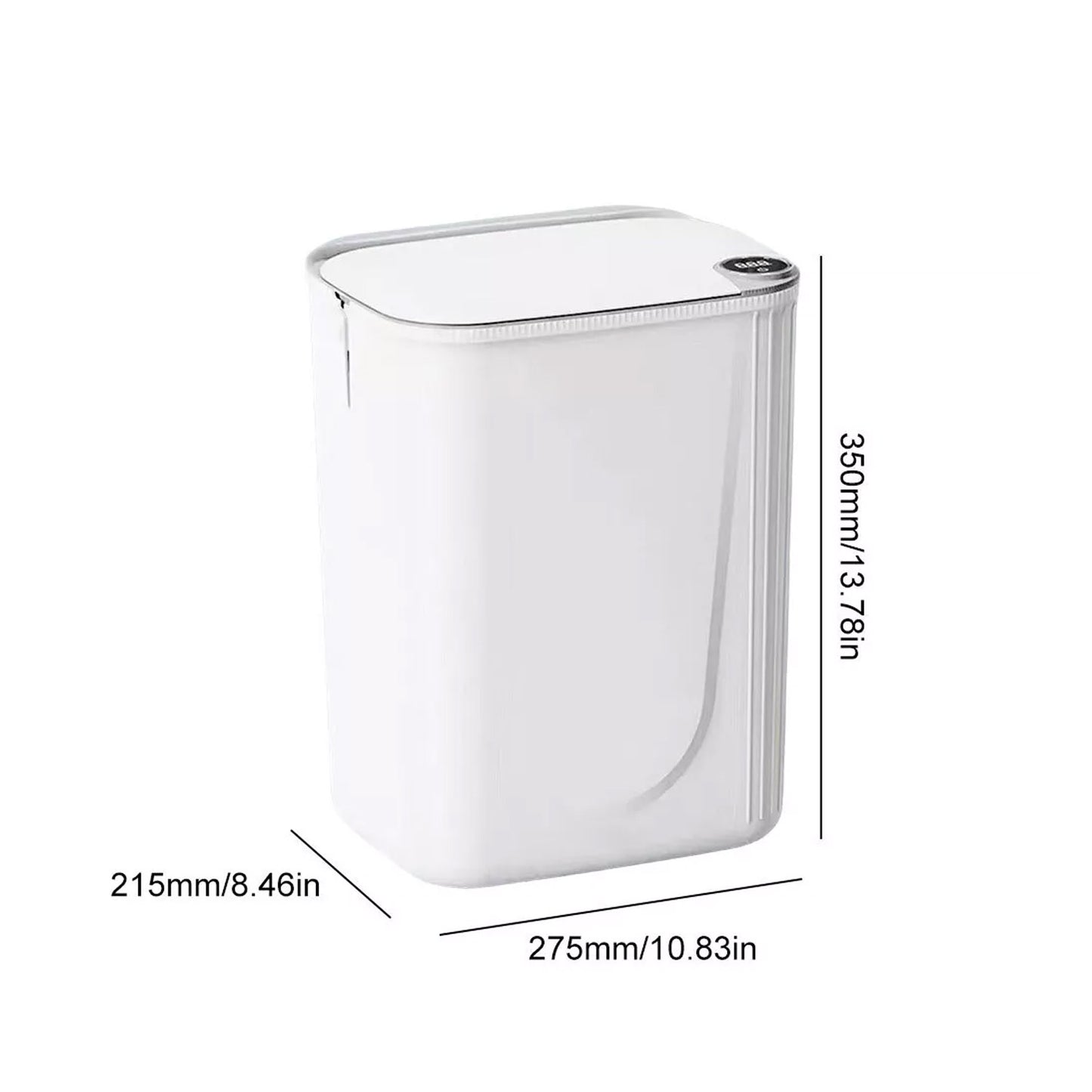 20L Smart Trash Can Automatic Sensor Dustbin Electric Waste Bin Household Wastebasket For Kitchen Bathroom Recycling Garbage Bin Household Wastebasket With Recycling Compartments kitchen Bathroom Recycling Garbage Bin With Lid Touchless - RS5930