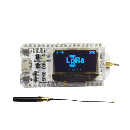 LoRa ESP32 OLED Display Board Bluetooth WIFI Board IoT Development Board Arduino Compatible Board Affordable ESP32 IoT Development Board with OLED Display, Wireless Connectivity, and Arduino IDE- RS3539